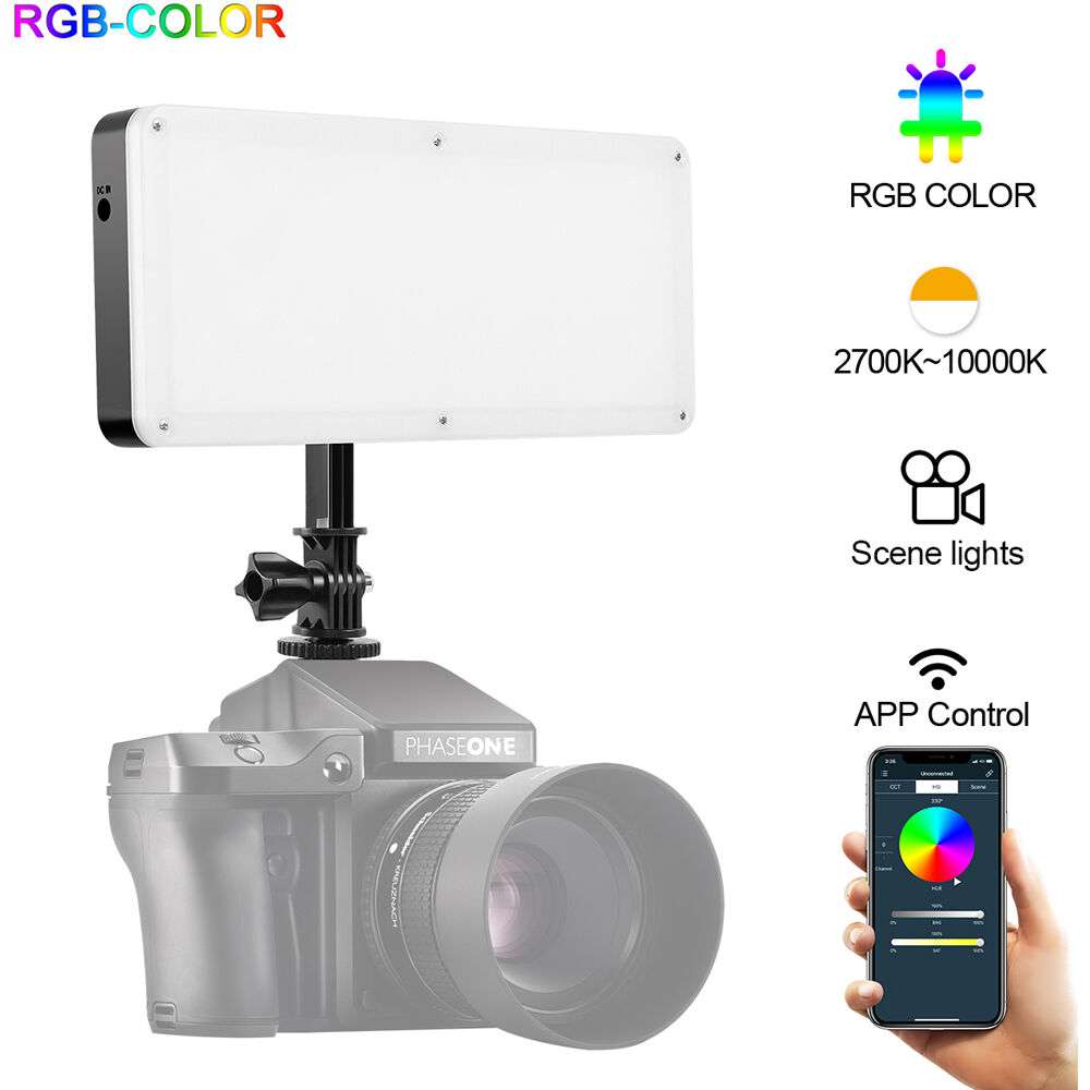 GVM RGB20W RGB On-Camera LED Light | Rig Designer