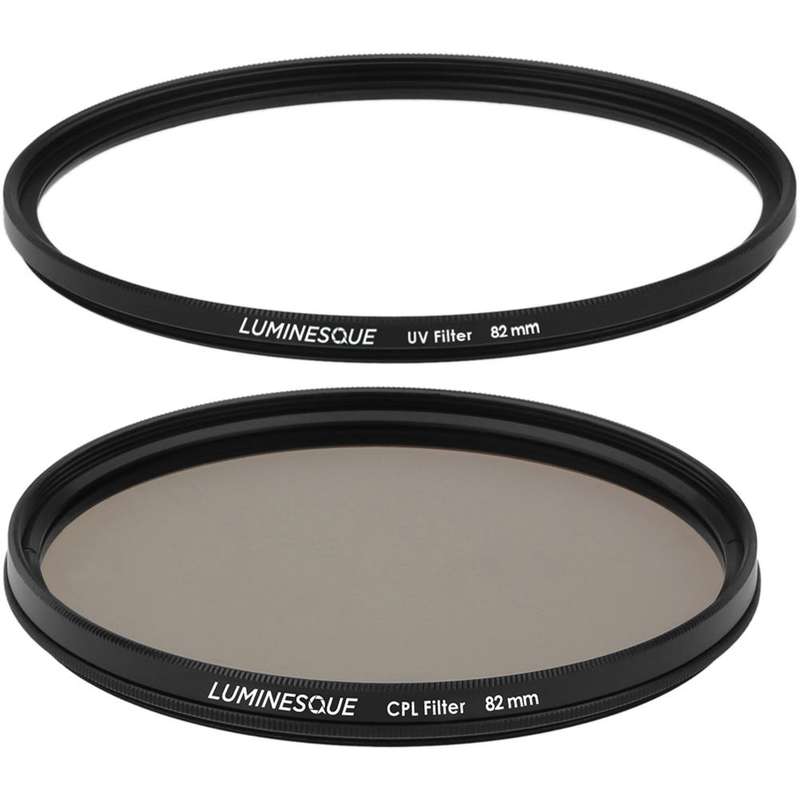 Luminesque 82mm Circular Polarizer and UV Slim PRO Filter Kit | Rig ...