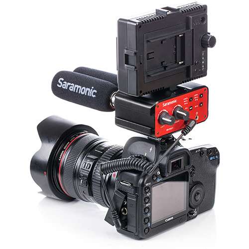 Rig Ramon Saramonic SR-PAX1 Two-Channel Audio Mixer, Preamp, Microphone Adapter ...