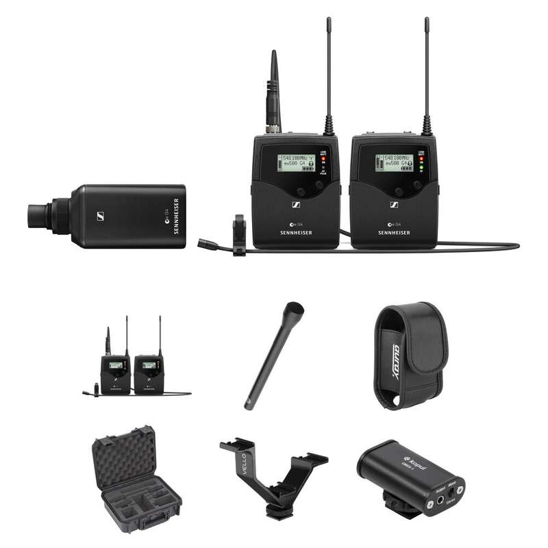 Sennheiser EW 500 G4 2-Person Camera-Mount Wireless Combo Microphone ...