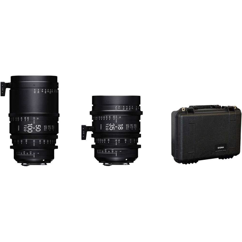 Sigma 18-35mm & 50-100mm T2 Fully Luminous High-Speed Zoom Lens