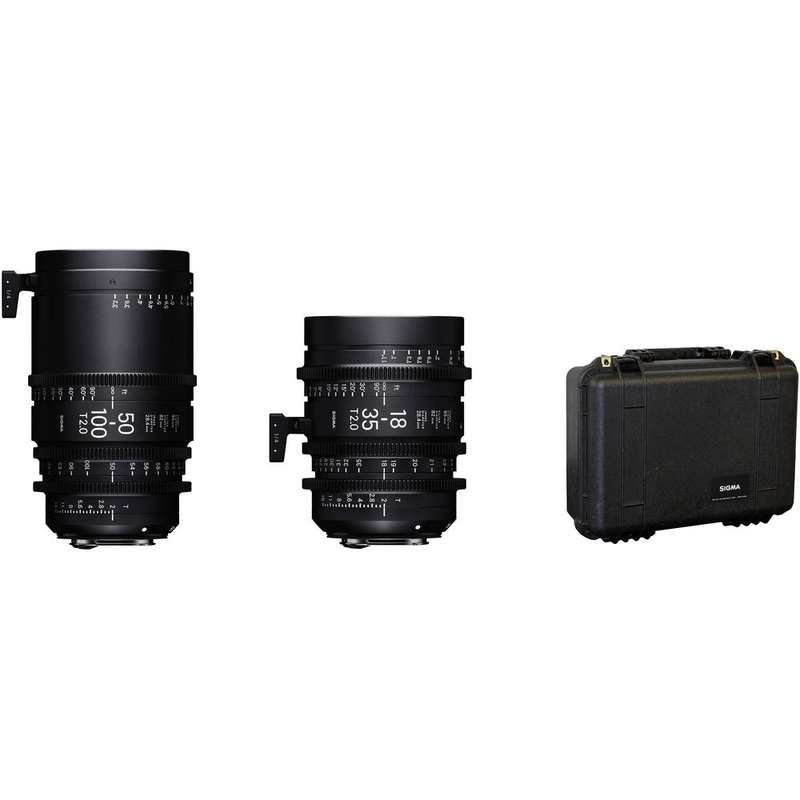 Sigma 18-35mm & 50-100mm T2 Fully Luminous High-Speed Zoom Lens