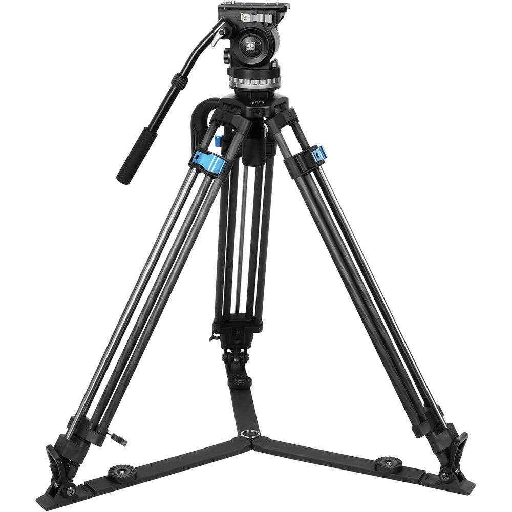 Vhs Rig Sirui SQ75 Heavy-Duty Carbon Fiber Rapid-System Tripod with VHS10 Head ...