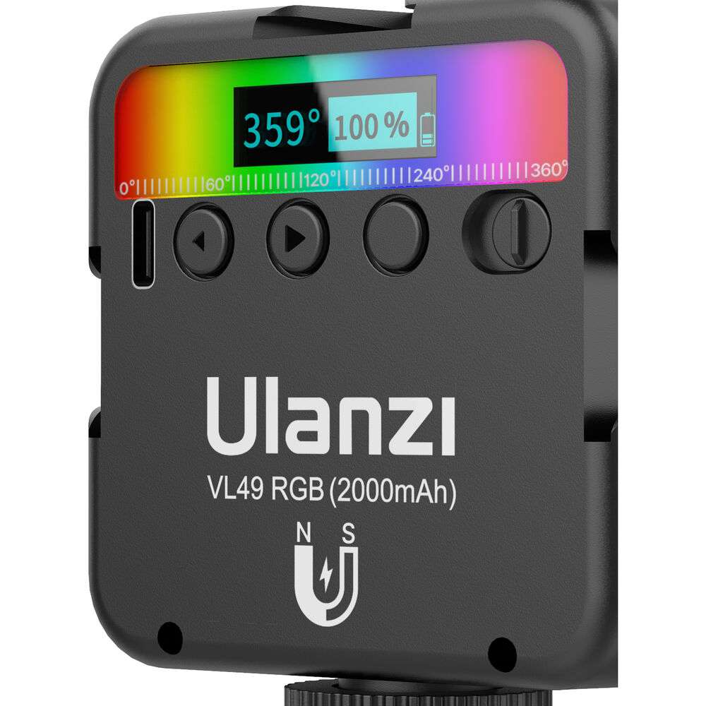 Ulanzi VL-49 Rechargeable Mini RGB Light | Rig Designer