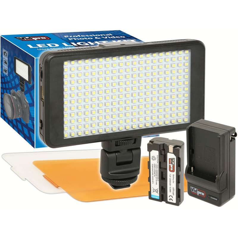 Vidpro Ultra-Slim LED-230 On-Camera Video Lighting Kit | Rig Designer