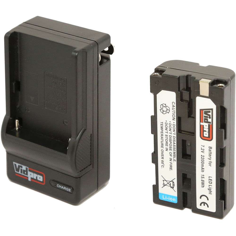 Vidpro Ultra-Slim LED-230 On-Camera Video Lighting Kit | Rig Designer